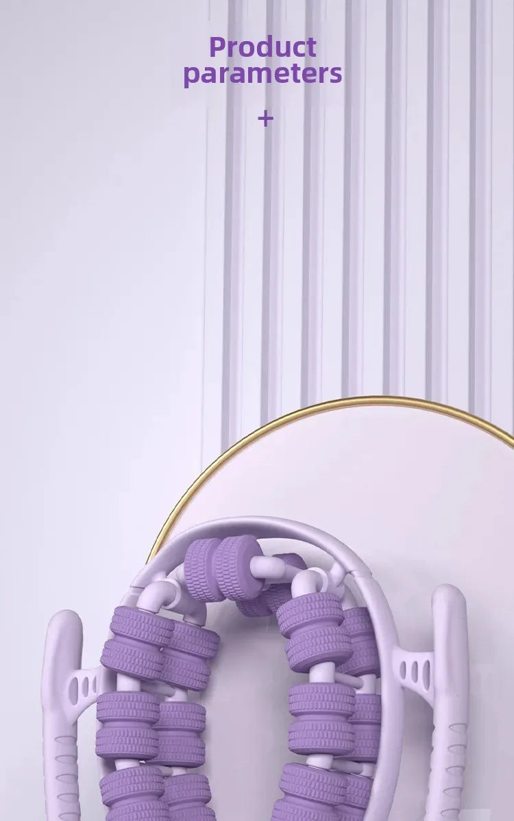 Newest 28 Wheel Annular Leg Clamp Massager Relax Massager Anti-cellulite Massager Body Slimming Roller Massage for Body