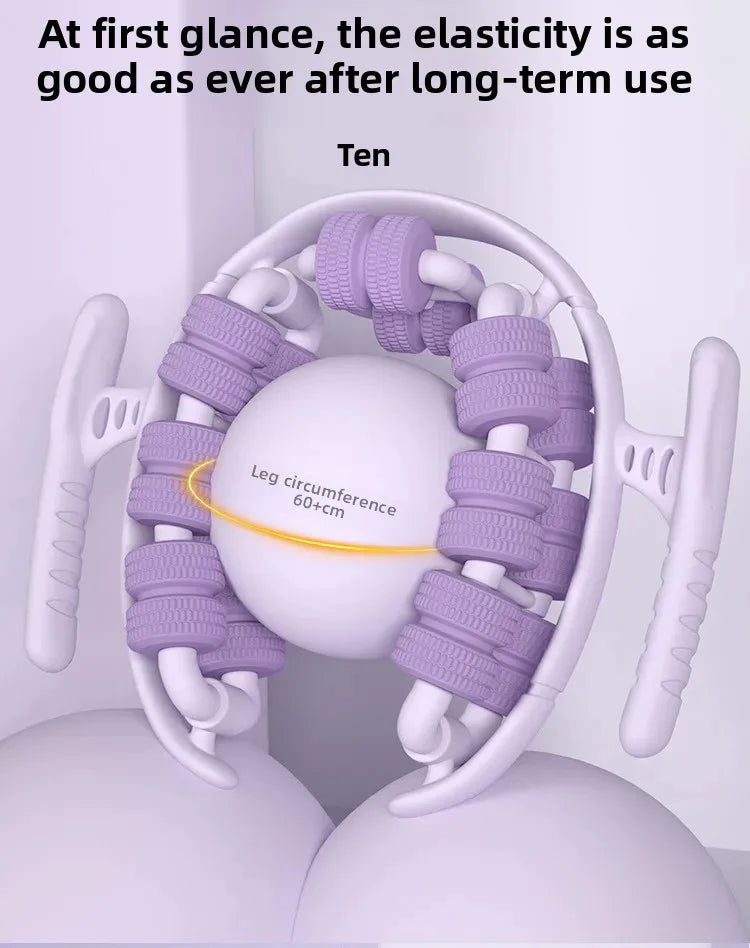 Newest 28 Wheel Annular Leg Clamp Massager Relax Massager Anti-cellulite Massager Body Slimming Roller Massage for Body