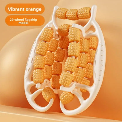 Newest 28 Wheel Annular Leg Clamp Massager Relax  Massager Anti-cellulite Massager Body Slimming Roller Massage for Body