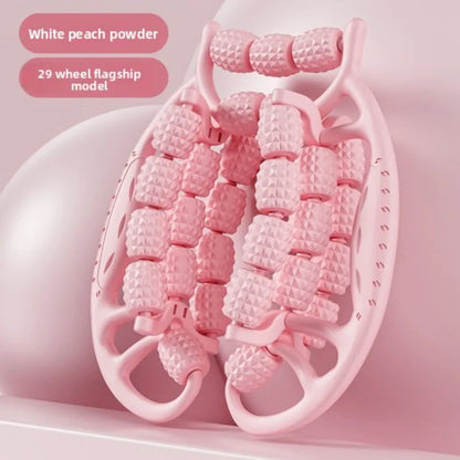 Newest 28 Wheel Annular Leg Clamp Massager Relax  Massager Anti-cellulite Massager Body Slimming Roller Massage for Body