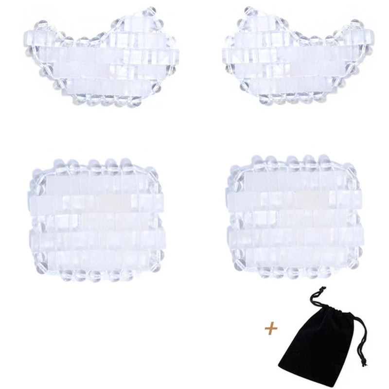 Natural Jade Mini Crystal Eye Mask Rose Quartz Amethyst Eye Mask For Relieve Eye Fatigue Cold Therapy Facial Lifting Skin Care