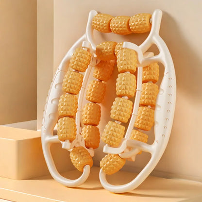 Newest 28 Wheel Annular Leg Clamp Massager Relax  Massager Anti-cellulite Massager Body Slimming Roller Massage for Body