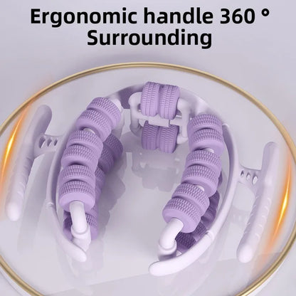 Newest 28 Wheel Annular Leg Clamp Massager Relax  Massager Anti-cellulite Massager Body Slimming Roller Massage for Body