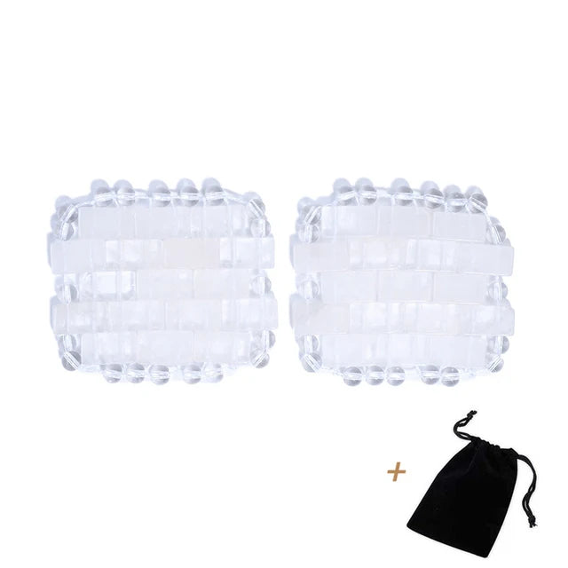 Natural Jade Mini Crystal Eye Mask Rose Quartz Amethyst Eye Mask For Relieve Eye Fatigue Cold Therapy Facial Lifting Skin Care