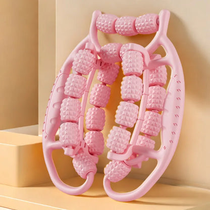 Newest 28 Wheel Annular Leg Clamp Massager Relax  Massager Anti-cellulite Massager Body Slimming Roller Massage for Body