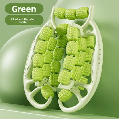 Newest 28 Wheel Annular Leg Clamp Massager Relax  Massager Anti-cellulite Massager Body Slimming Roller Massage for Body