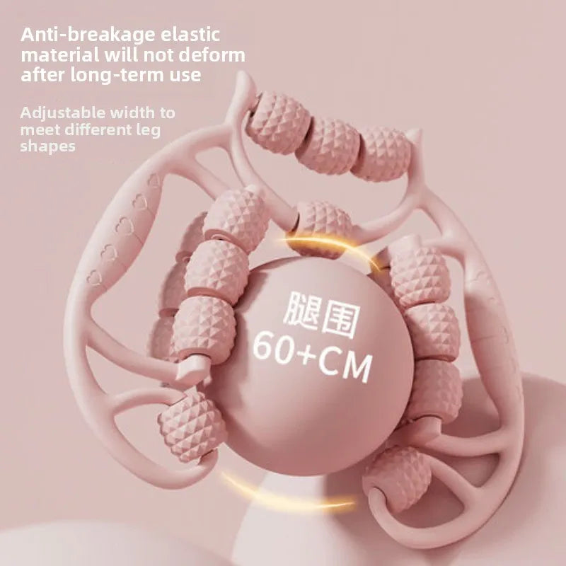 Newest 28 Wheel Annular Leg Clamp Massager Relax  Massager Anti-cellulite Massager Body Slimming Roller Massage for Body