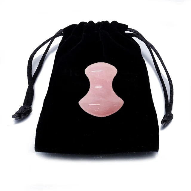 Natural Jade Mini Crystal Eye Mask Rose Quartz Amethyst Eye Mask For Relieve Eye Fatigue Cold Therapy Facial Lifting Skin Care