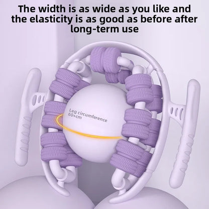 Newest 28 Wheel Annular Leg Clamp Massager Relax  Massager Anti-cellulite Massager Body Slimming Roller Massage for Body